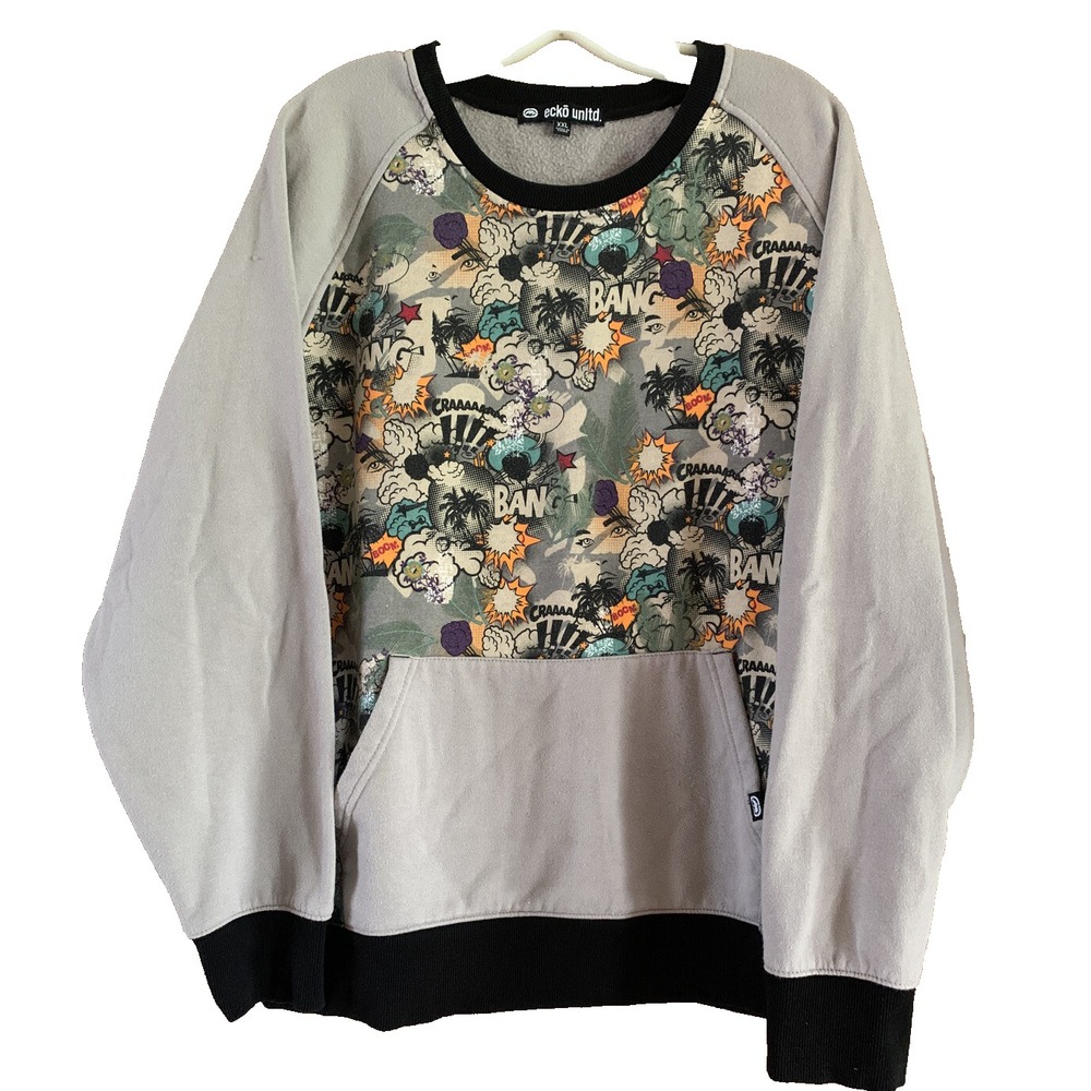 Echo Unltd Sweatshirt Comics Design Size XXL
